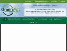 Tablet Screenshot of greenwayrecycles.com